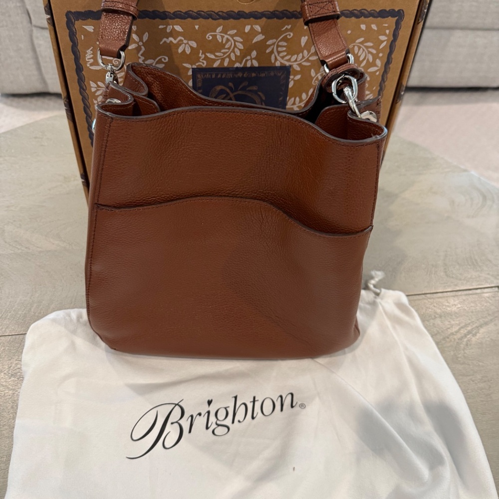 Brighton Brown Hobo Bag - Picture 4 of 10